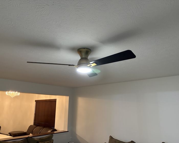 Ceiling fan installation