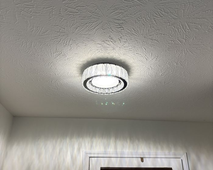 Ceiling light installation
